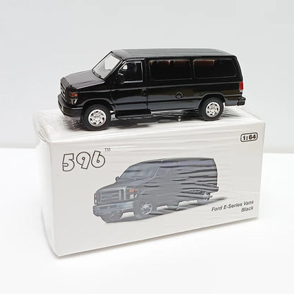 Premium 596 E350 Van NYPD 1:64 Scale Diecast Model Car - Image 7