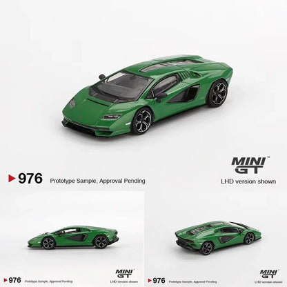 Lamborghini MINIGT Stock 976 Countach LPI 1:64 Scale Diecast Model Car - Metal Toy Cars