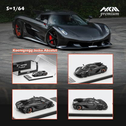 Koenigsegg Jesko Absolut Full Carbon HKM 1:64 Diecast