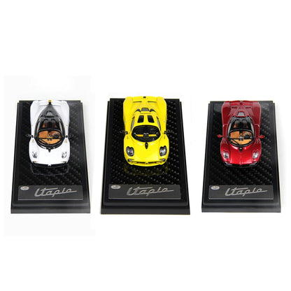 LCD Utopia White Black Red Yellow 1 64 1:64 Diecast