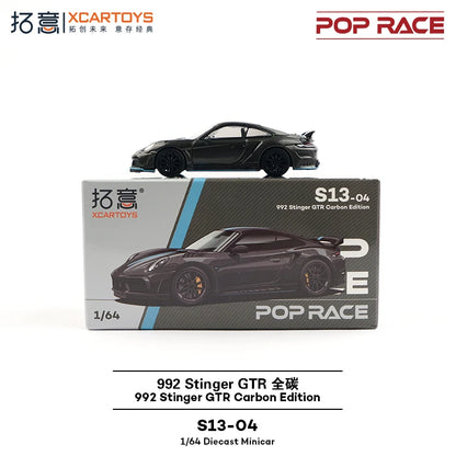 XCARTOYS Pop Race 992 Stinger GT-R Carbon Edition 7 1 CM 1:64 Diecast