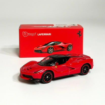 Ferrari Bburago Stock LaFerrari white red 1:64 Scale Diecast Model Car - Metal Toy Cars