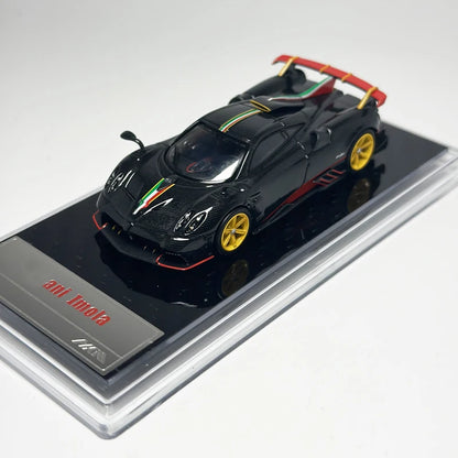 Hkm 1 64 Imola Silver Full Carbon Decoration 1:64 Diecast