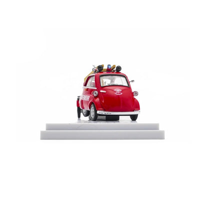 Isetta Fire Engine Red 1 64 1:64 Diecast