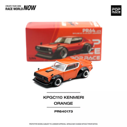Pop Race 1 64 Clk GT-R D2 GT-R R32 Kpgc10 1:64 Diecast