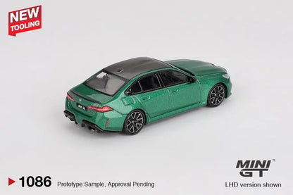 BMW MINIGT 1086 Stock M5 G90 1:64 Scale Diecast Model Car - Image 7