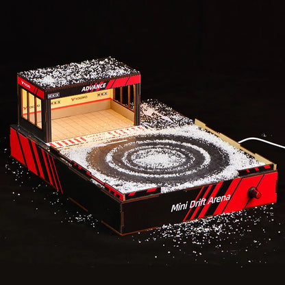 1:64 Drift Track Diorama with LED Garage Display