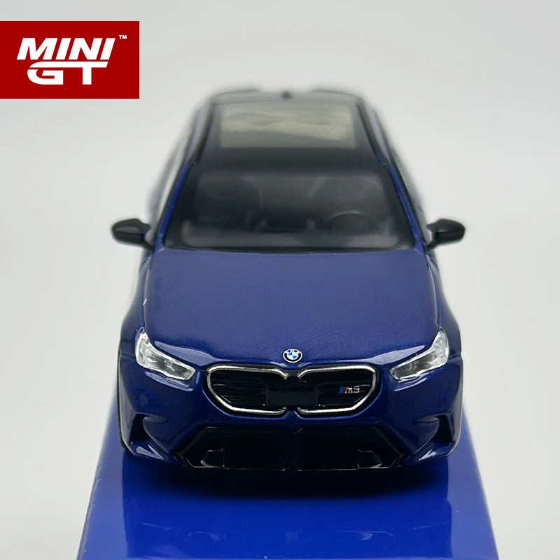 MINI GT 1 64 BMW M5 Touring G99 Marina Bay Blue 1:64 Diecast