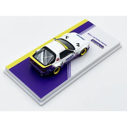 Tarmac Works Mazda RX-7 FC3S Pandem White Purple 1:64 Diecast