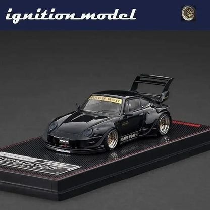 Porsche RWB 993 Black Ignition 1:64 Diecast
