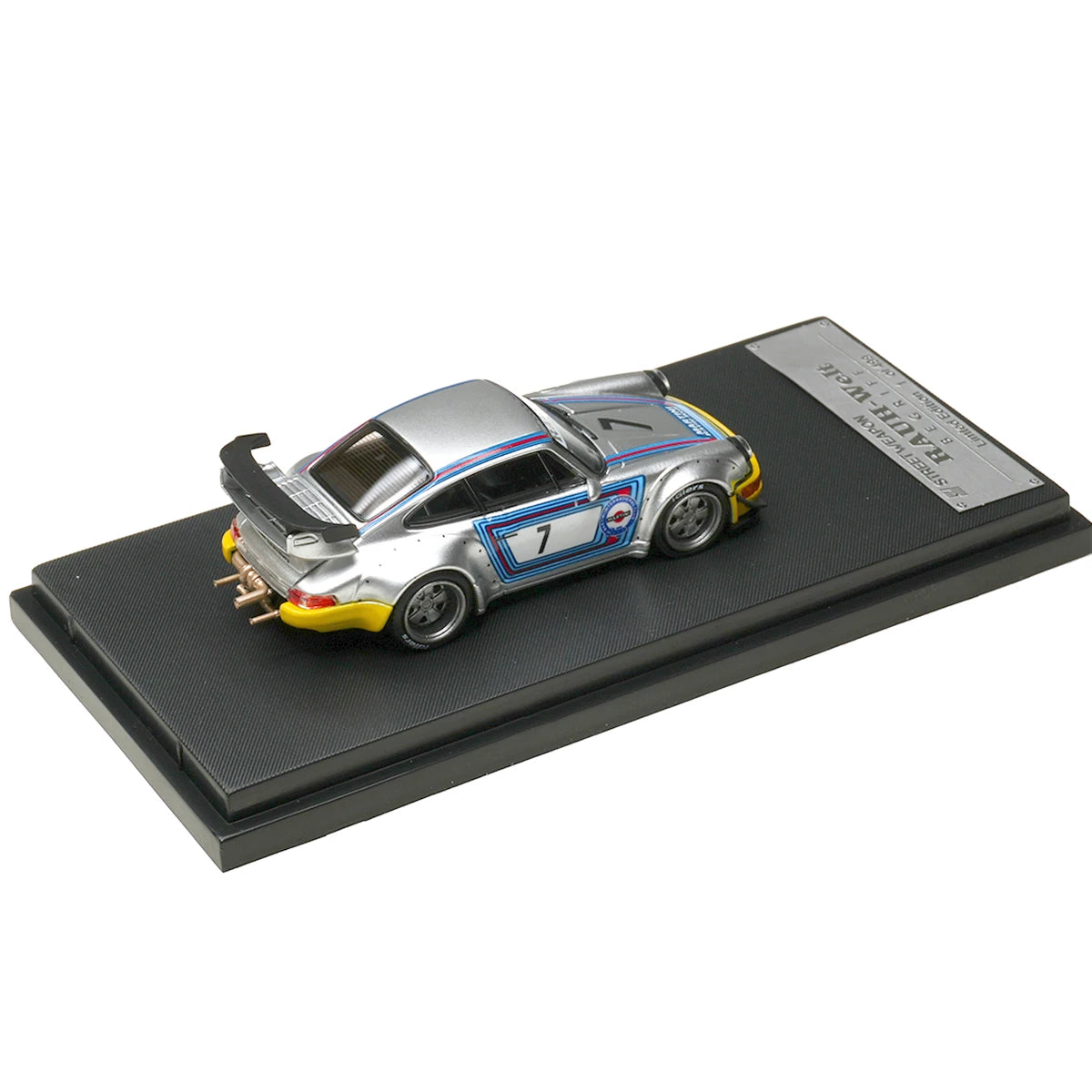 Porsche RWB 964 Matte Silver 1:64 Diecast