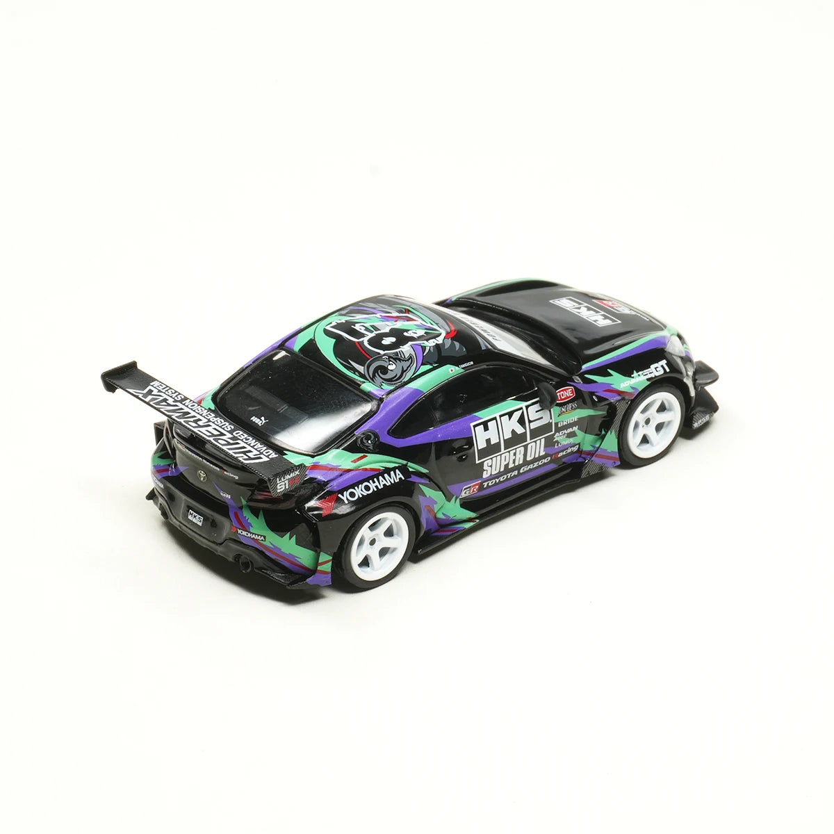 Toyota GR 86 HKS Type R 2022 Tokyo Auto Salon MINI GT 1:64 Scale Diecast Model Car