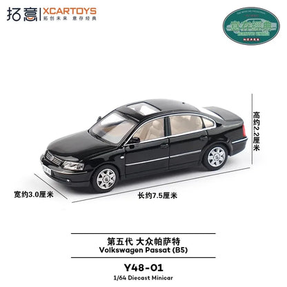 XCARTOYS Passat B5 1 64 Metal Plastic Parts Y48 01 1:64 Diecast modelbil 1:64