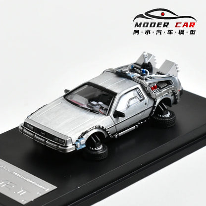 DeLorean DMC-12 Back to the Future MJ 1:64 Diecast