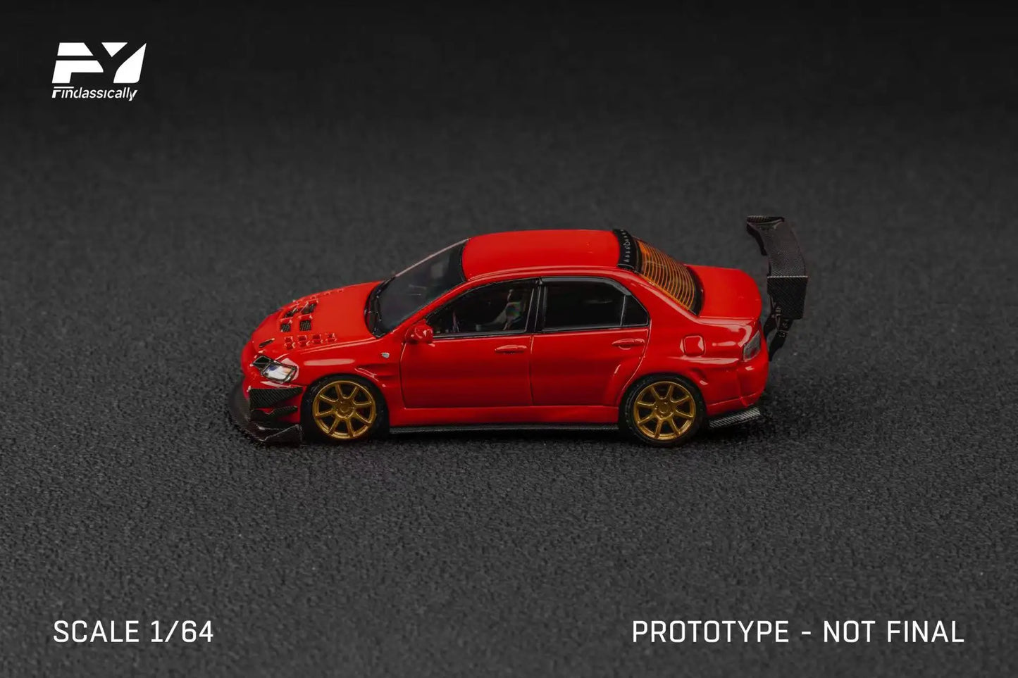Preorder Finclassically Mitsubishi 9th Generation Modified 1:64 Diecast