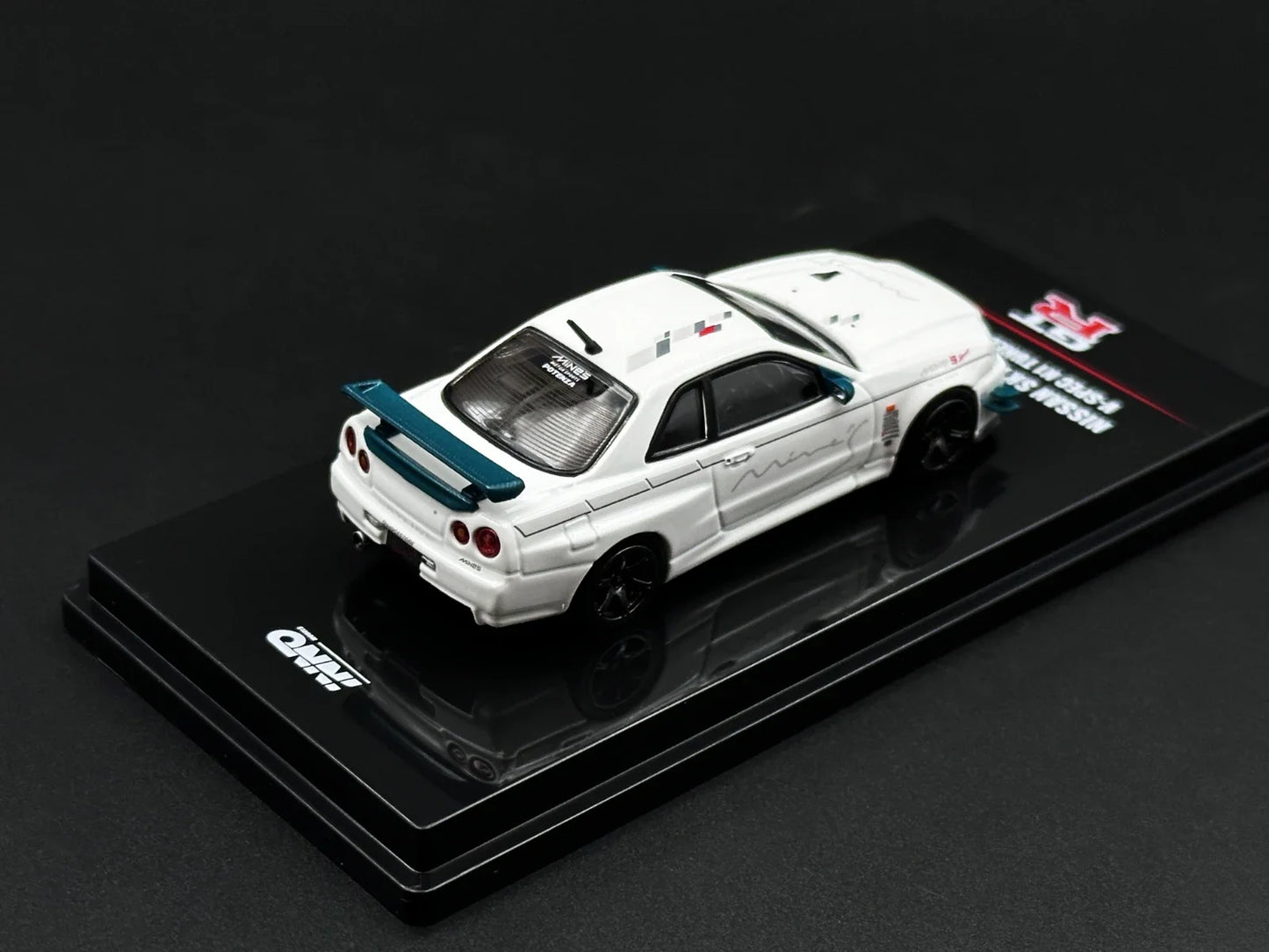 Nissan GT-R INNO Stock Skyline R34 Spec 1:64 Scale Diecast Model Car - Image 11