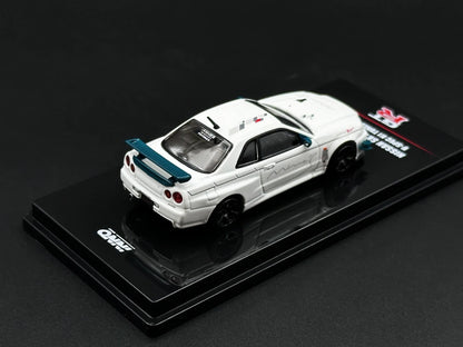 Nissan GT-R INNO Stock Skyline R34 Spec 1:64 Scale Diecast Model Car - Image 11