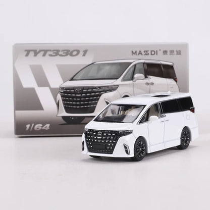 Toyota 2023 Alphard Alloy Masdi pienoismalli 1:64