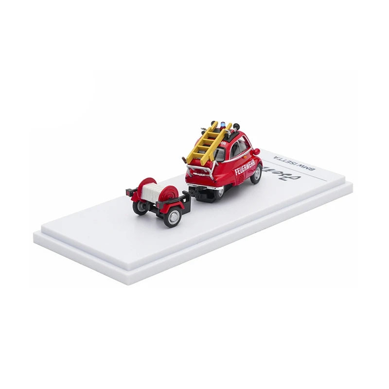 Isetta Fire Engine Red 1 64 1:64 Diecast