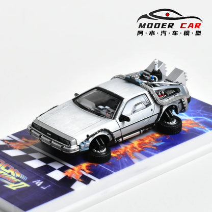 DeLorean DMC-12 Back to the Future MJ 1:64 Diecast