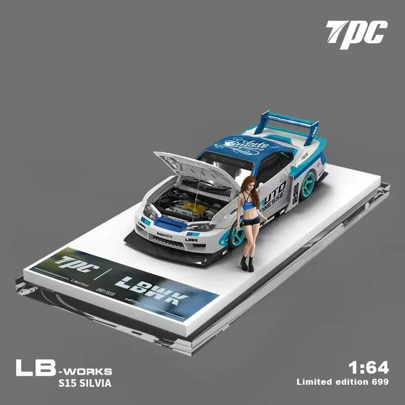 Tpc 1 64 Lb Lb Super Silhouette S15 Silvia Pink 1:64 Diecast