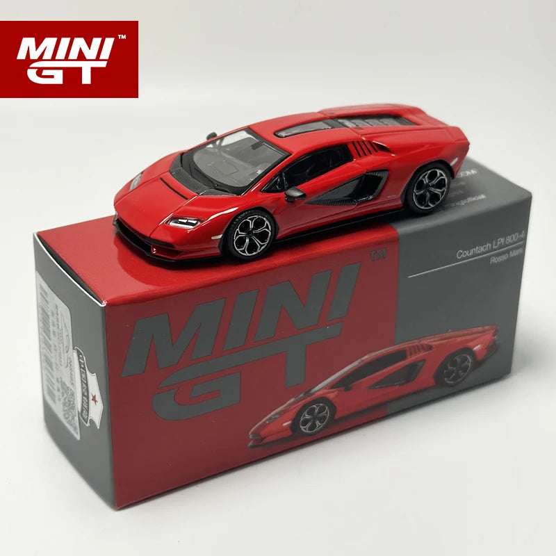 MINI GT 1 64 Countach Lpi 800 4 Rosso Mars Red 1:64 Diecast