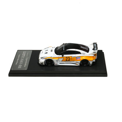 Nissan GT-R R35 White Flash LBWK MC 1:64 Diecast