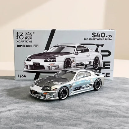 Pop Race XCARTOYS GT300 Supra 1 64 Metal Plastic Parts S40 1:64 Diecast