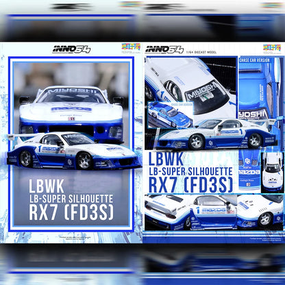 Inno 1 64 Lbwk F40 RX-7 RX-3 308 GTB GT-R 1:64 Diecast