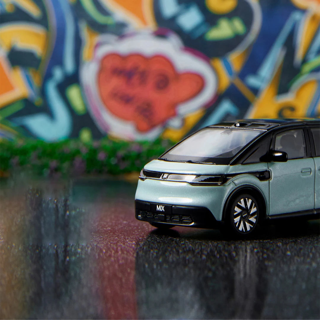Premium ZEEKR MIX 007 001 1:64 Scale Diecast Model Car - Side View