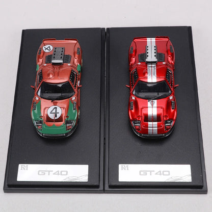 Rm 1 64 Gt40 Racing Openable Magnetic Engine 1:64 Diecast