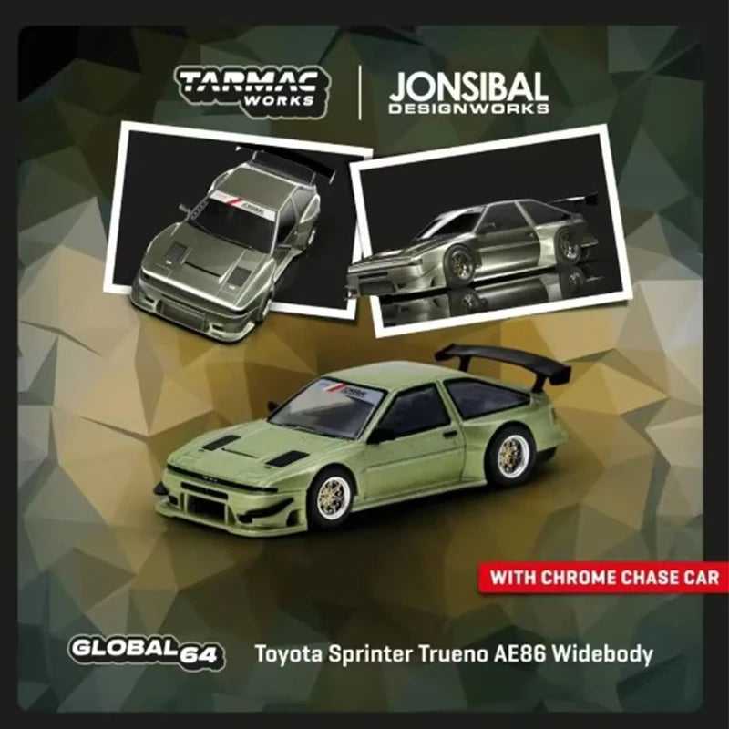 Toyota TW Stock Sprinter Trueno AE86 1:64 Scale Diecast Model Car - Image 11