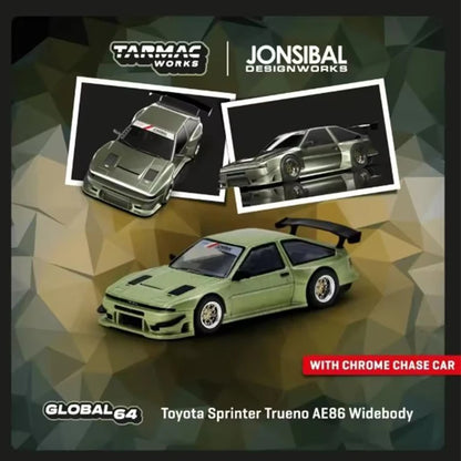 Toyota TW Stock Sprinter Trueno AE86 1:64 Scale Diecast Model Car - Image 11