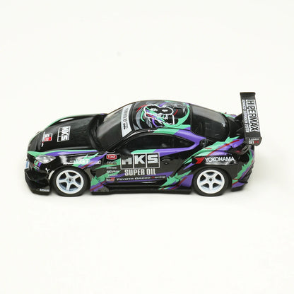 Toyota GR 86 HKS Type R 2022 Tokyo Auto Salon MINI GT 1:64 Scale Diecast Model Car