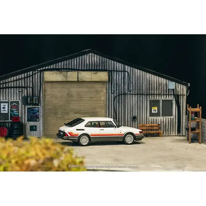 Saab TW 900 Turbo White Tarmac 1:64 Scale Diecast Model Car - Image 4