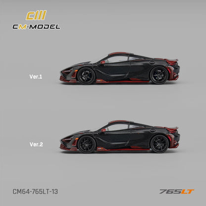 CM 765LT 13 765LT Two Wheel Styles Full Carbon 1 1:64 Diecast