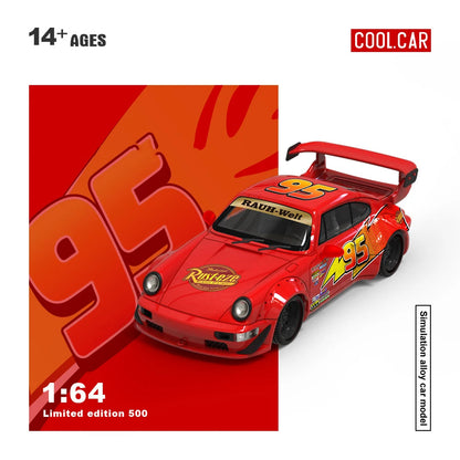 Toyota RWB 964 Supra A90 Lightning Time Micro 1:64 Scale Diecast Model Car