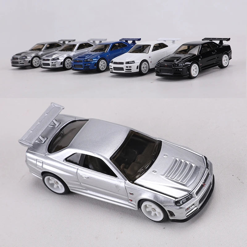 Zzc 1 64 GT-R R34 Die Cast Can Open the 1:64 Diecast modelbil 1:64