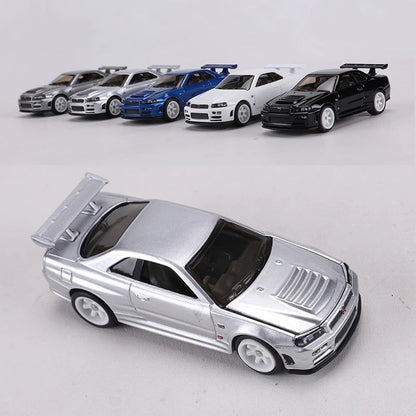 Zzc 1 64 GT-R R34 Die Cast Can Open the 1:64 Diecast modelbil 1:64
