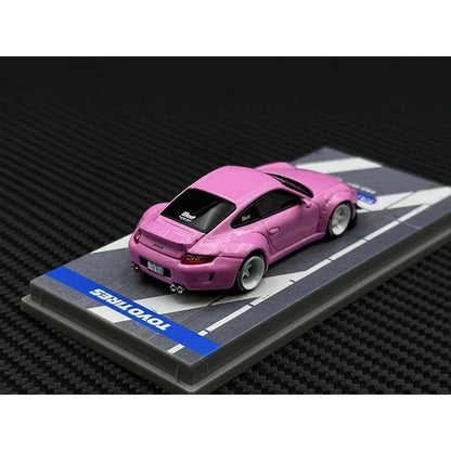Tarmac Works Porsche TW RWB 997 Pink 1:64 Diecast
