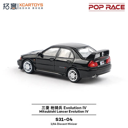 XCARTOYS Pop Race Lancer Evolution Iv Evo 1 64 Metal Plastic 1:64 Diecast