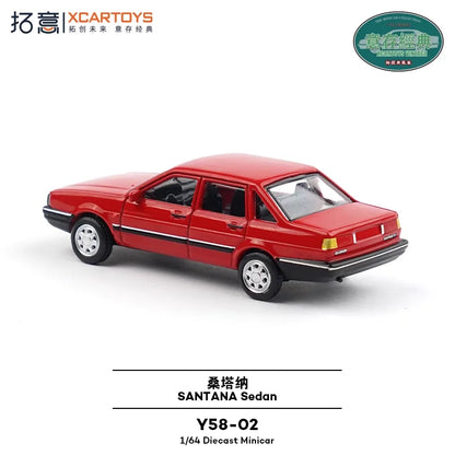XCARTOYS Santana Sedan 1 64 Metal Plastic Parts Y58 02 1:64 Diecast