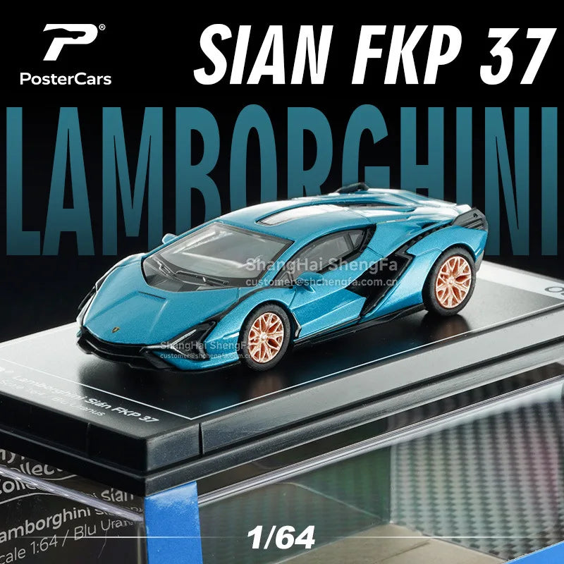 PosterCars Koenigsegg / Pagani / McLaren Supercars 1:64 Diecast