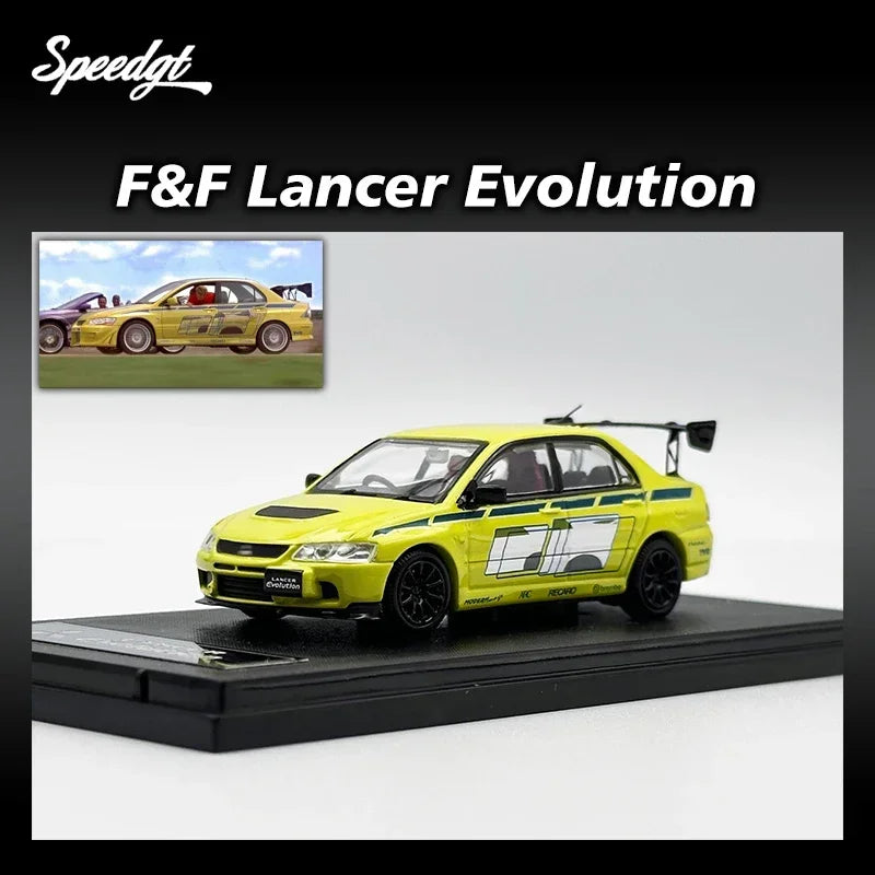 Premium SpeedGT FNF Lancer EVOlution EVO 1:64 Scale Diecast Model Car - Metal Toy Cars