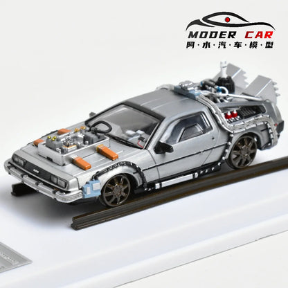 DeLorean DMC-12 Back to the Future MJ 1:64 Diecast