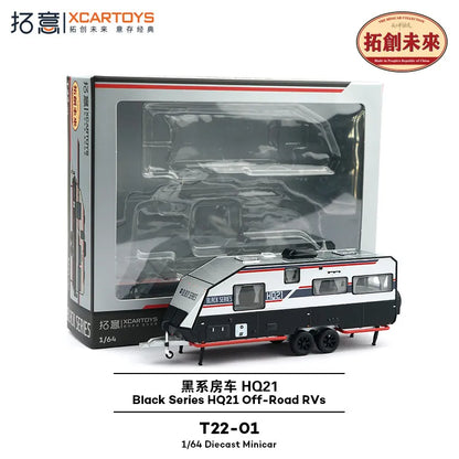 XCARTOYS Black Hq21 Off Road Rvs 1 64 Metal Plastic 1:64 Diecast