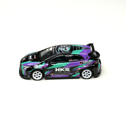 Toyota HKS GR Corolla Tarmac Works 1:64 Scale Diecast Model Car
