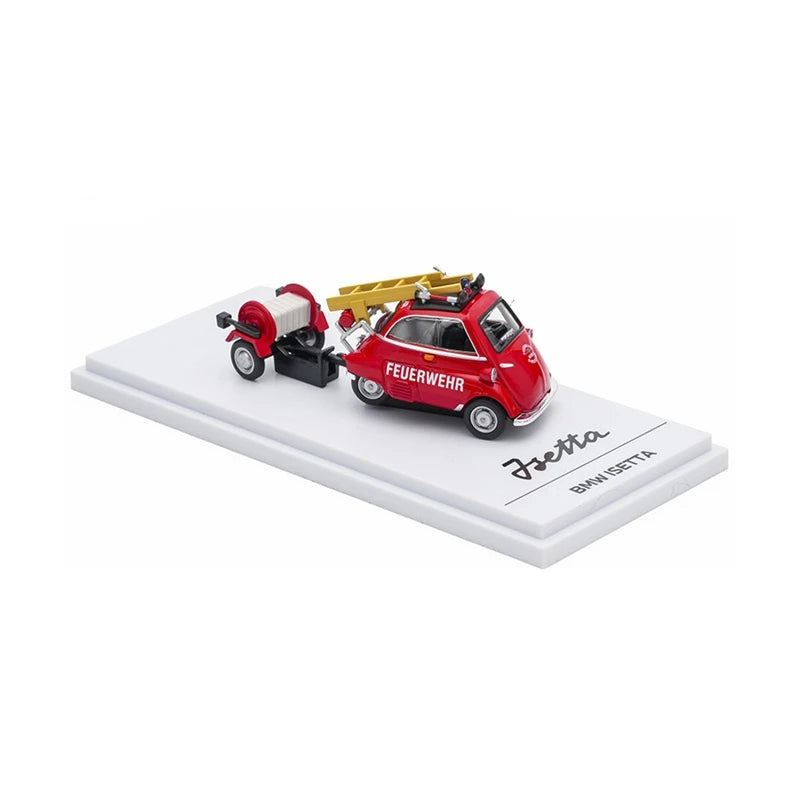 Isetta Fire Engine Red 1 64 1:64 Diecast
