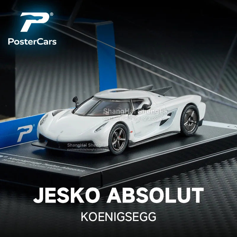 PosterCars Koenigsegg / Pagani / McLaren Supercars 1:64 Diecast