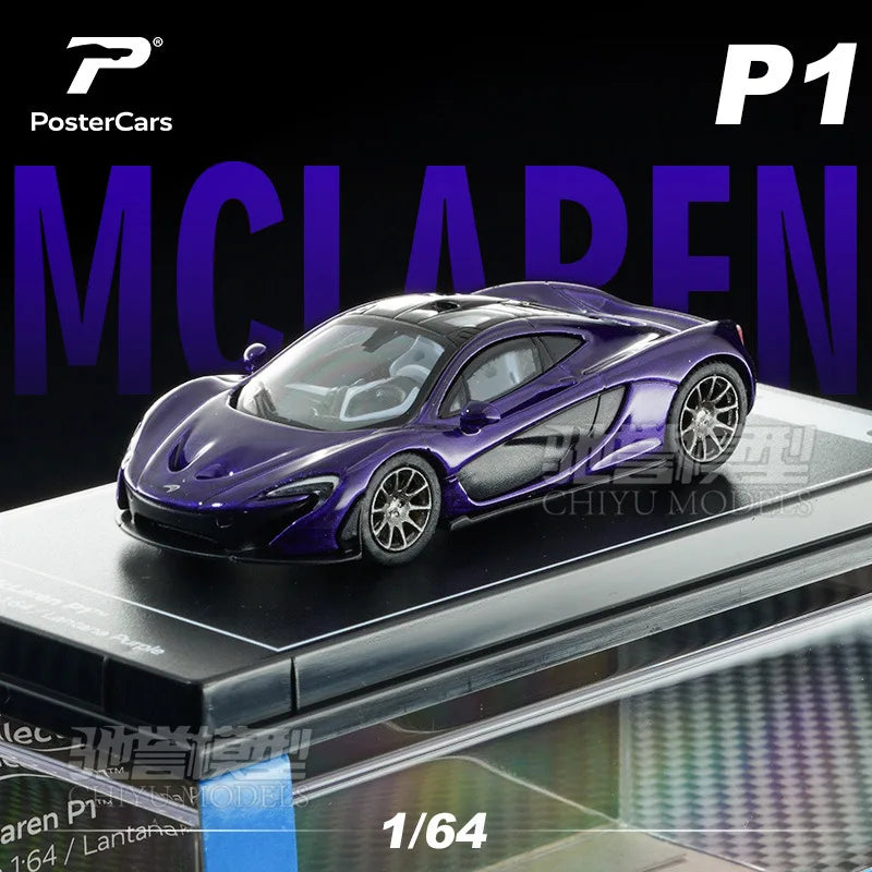 PosterCars Koenigsegg / Pagani / McLaren Supercars 1:64 Diecast